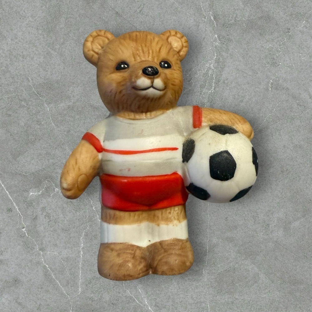 Vintage Homco Bisque Teddy Bear‎